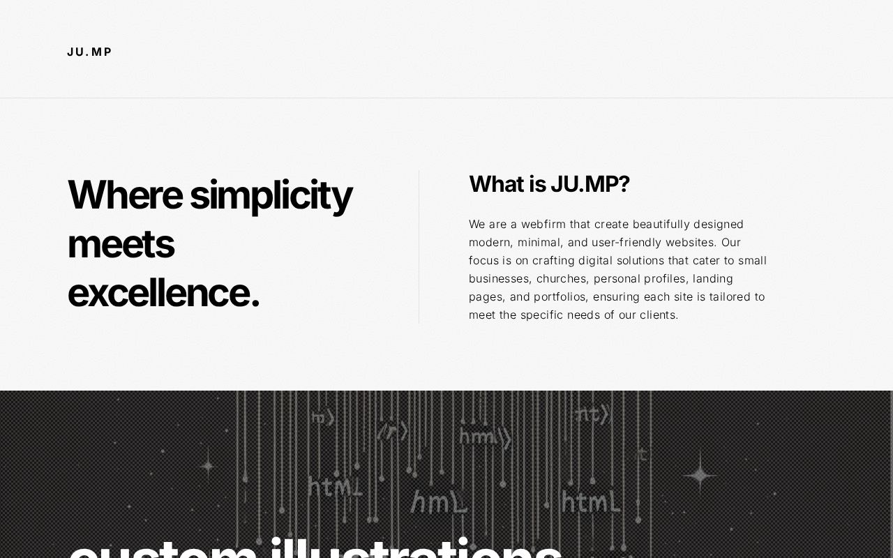 JU.MP- Website Development